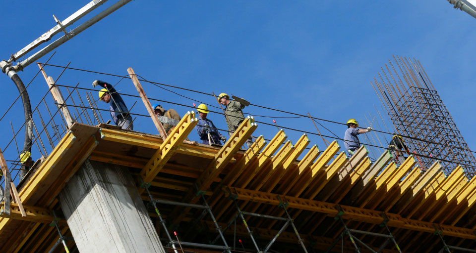 Produção da construção poderá crescer 2,6% em 2017