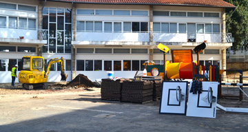 Obras na EB da Fonte da Moura